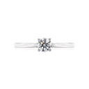[CYC] Anillo de Compromiso Venus & Mars XVII con un diamante natural Corte Ideal Original 1/3ct VS2/I en oro blanco 18K