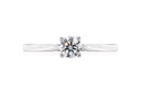 [CYC] Anillo de Compromiso Venus & Mars XVII con un diamante natural Corte Ideal Original 1/3ct VS2/I en oro blanco 18K