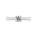 [CYC] Anillo de Compromiso Venus & Mars XXI con un diamante natural Corte Ideal Original 1/2ct VS2/I en oro blanco 18K