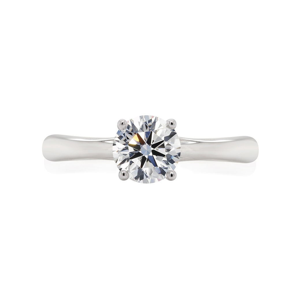 [CYC] Anillo de Compromiso Venus & Mars XXI con un diamante natural Corte Ideal Original 1 1/3ct VS2/I en oro blanco 18K