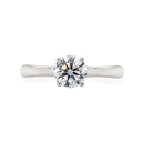 [CYC] Anillo de Compromiso Venus & Mars XXI con un diamante natural Corte Ideal Original 1 1/3ct VS2/I en oro blanco 18K