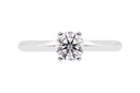 [CYC] Anillo de Compromiso Exquisite con un diamante natural Corte Ideal Original 2/3ct VS2/I en oro blanco 14K