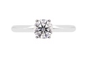 [CYC] Anillo de Compromiso Exquisite con un diamante natural Corte Ideal Original 3/4ct VS2/I en oro blanco 14K