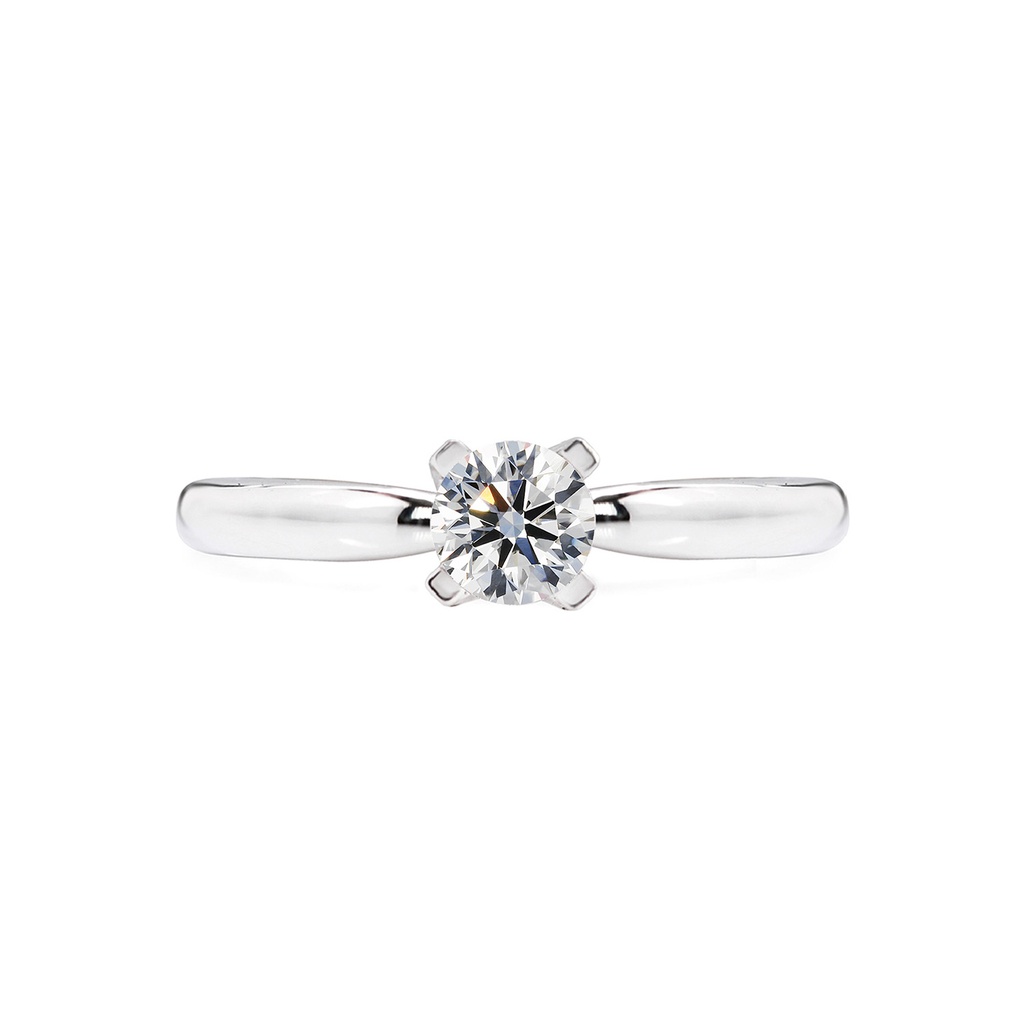 [CYC] Anillo de Compromiso Solistice con un diamante natural Corte Ideal Original 1/3ct VS2/I en oro blanco 14K