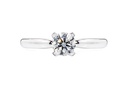 [CYC] Anillo de Compromiso Solistice con un diamante natural Corte Ideal Original 2/3ct VS2/I en oro blanco 14K