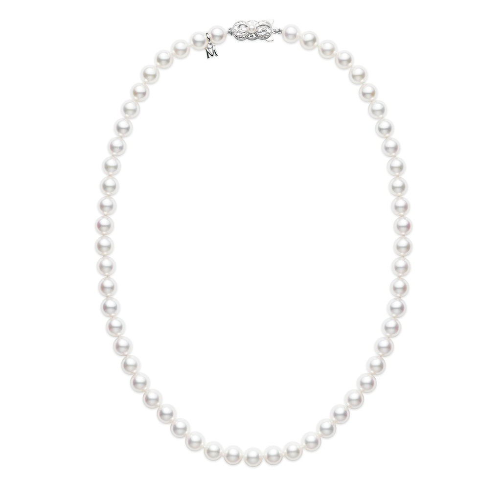 COLLAR AKOYA/BCA 7x6.5MM A 18" 18KW