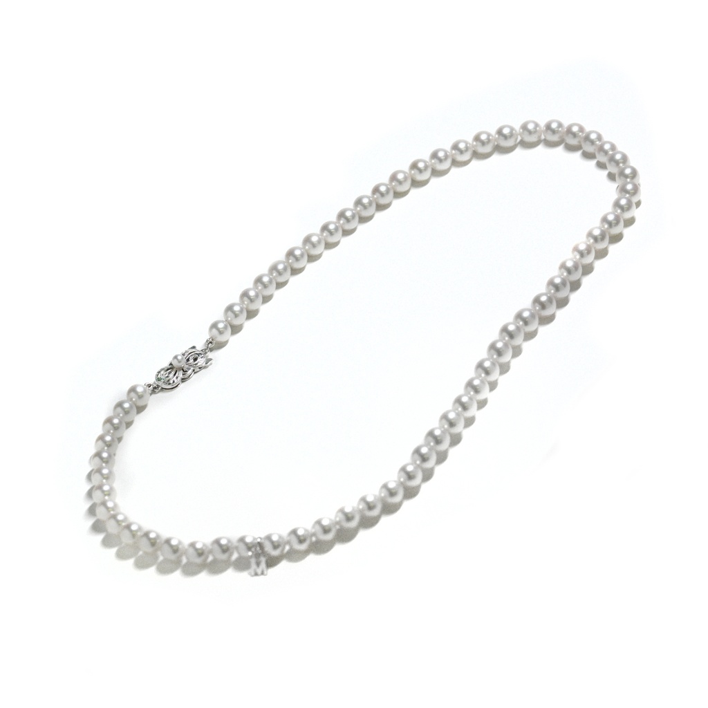 COLLAR AKOYA/BCA 7x6.5MM A 18" 18KW