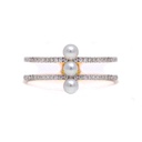 Anillo Baby Bubbles DIAMANTE-0.19Ct GH/VS 3/PERLAS-3.0mm 2.0gr 18KYW 