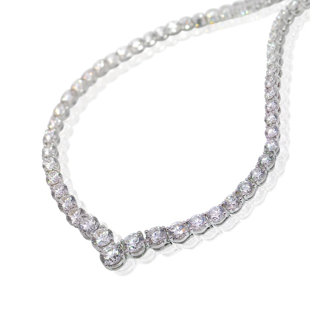Gargantilla FRIDA Diamantes-5.02Ct GVS 15.6gr 18K 