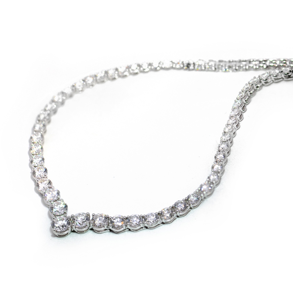 Gargantilla FRIDA Diamantes-5.02Ct GVS 15.6gr 18K 
