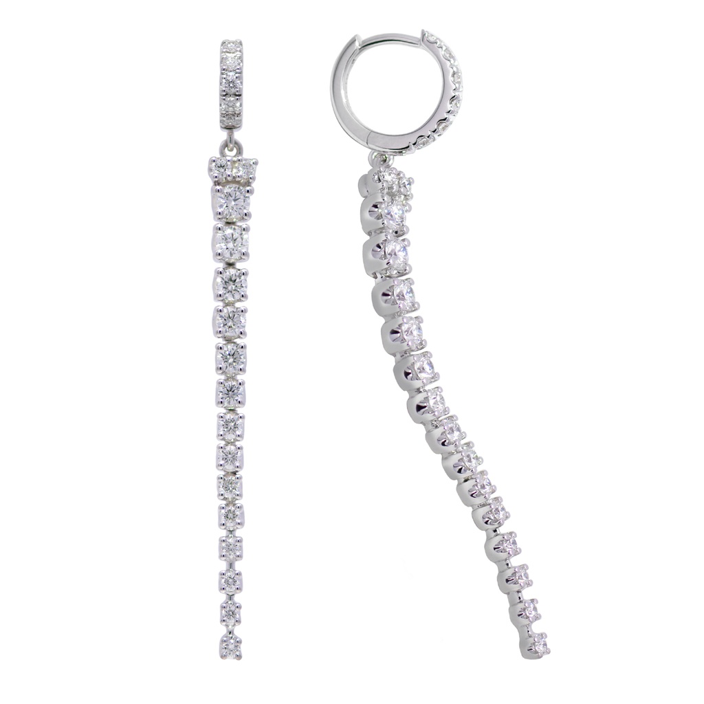 Aretes FRIDA Diamantes-1.04Ct GVS 4.6gr 18K 