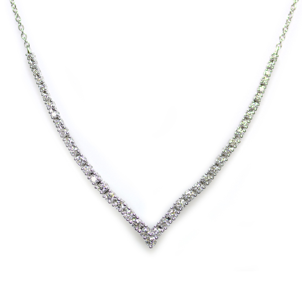 Gargantilla FRIDA Diamantes-1.01Ct GVS 6.5gr 18K 