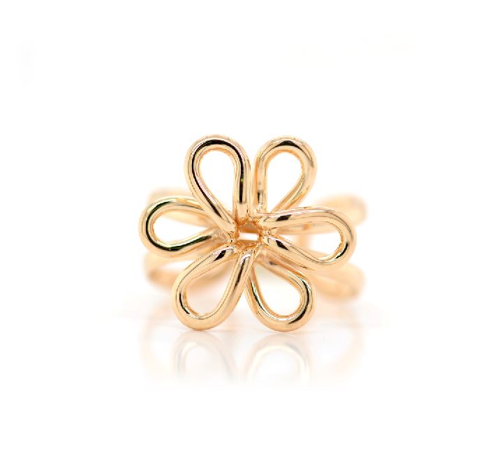 ANILLO FLOWER 20MM 18KY 5.8
