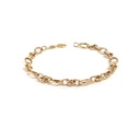 PULSERA ELIPTIC-1X1 19CM 18KY 3.8