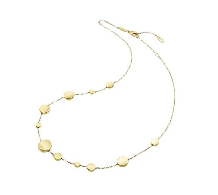 GARGANTILL CHIMENTO "ARMILLAS GLOW" 45cm. 4.80gr. ORO AMARILLO 18K