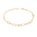 PULSERA 19/20CM OVAL/BRAIDED-3X1 4.32 18KY