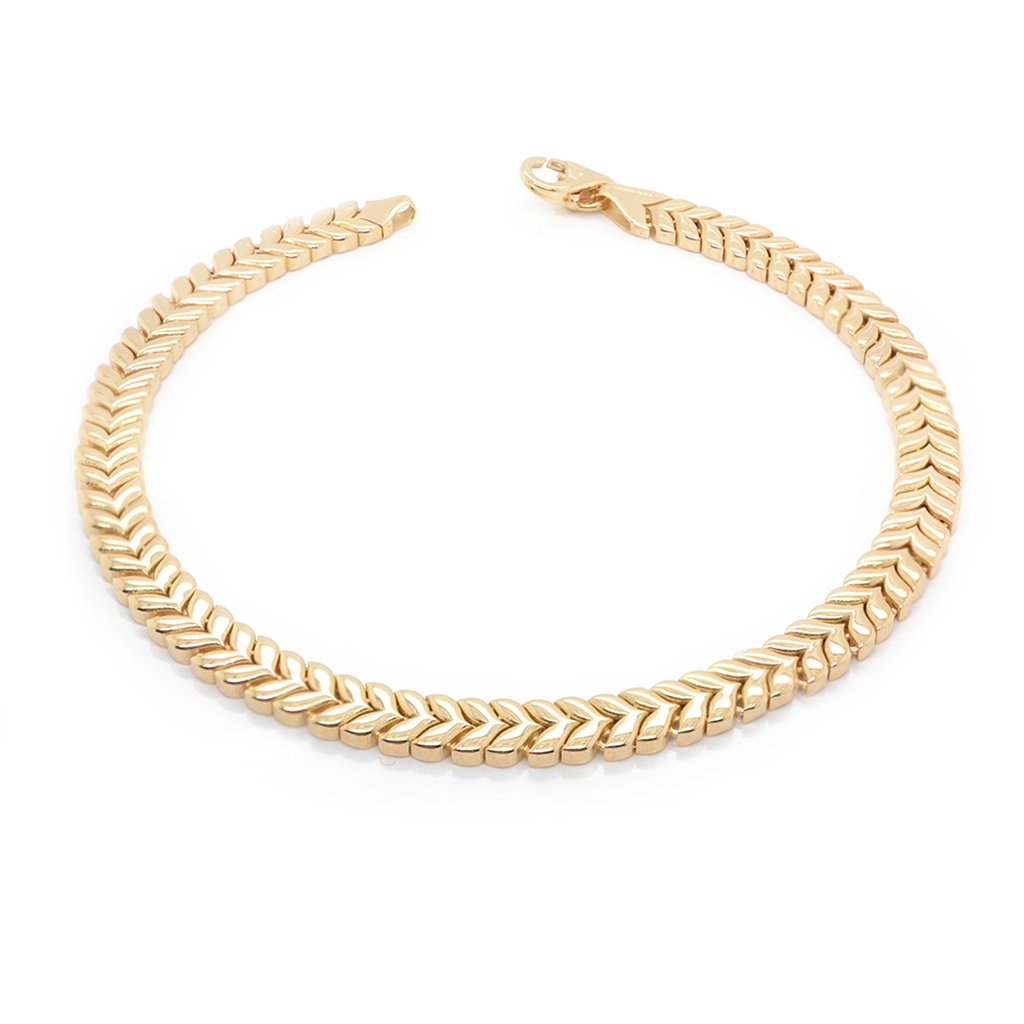 PULSERA 19CM 5.1MM GARLAND LINK 10.65 18KY