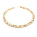 PULSERA 19CM 5.1MM GARLAND LINK 10.65 18KY