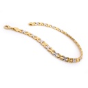 PULSERA 19CM 4.9MM OA/B FLOWER 7.30 18YW