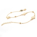 PULSERA 3-CLOVER STATION 18/19CM 1.73 18KY