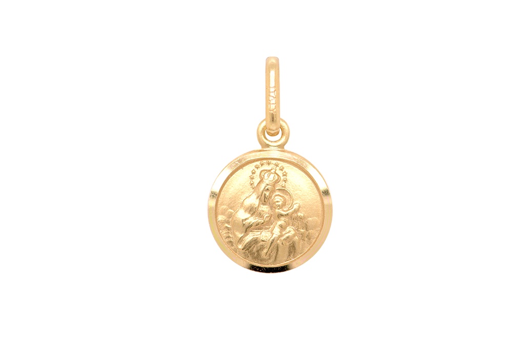 MEDALLA 11MM VIRGEN DEL CARMEN 1.44 18KY