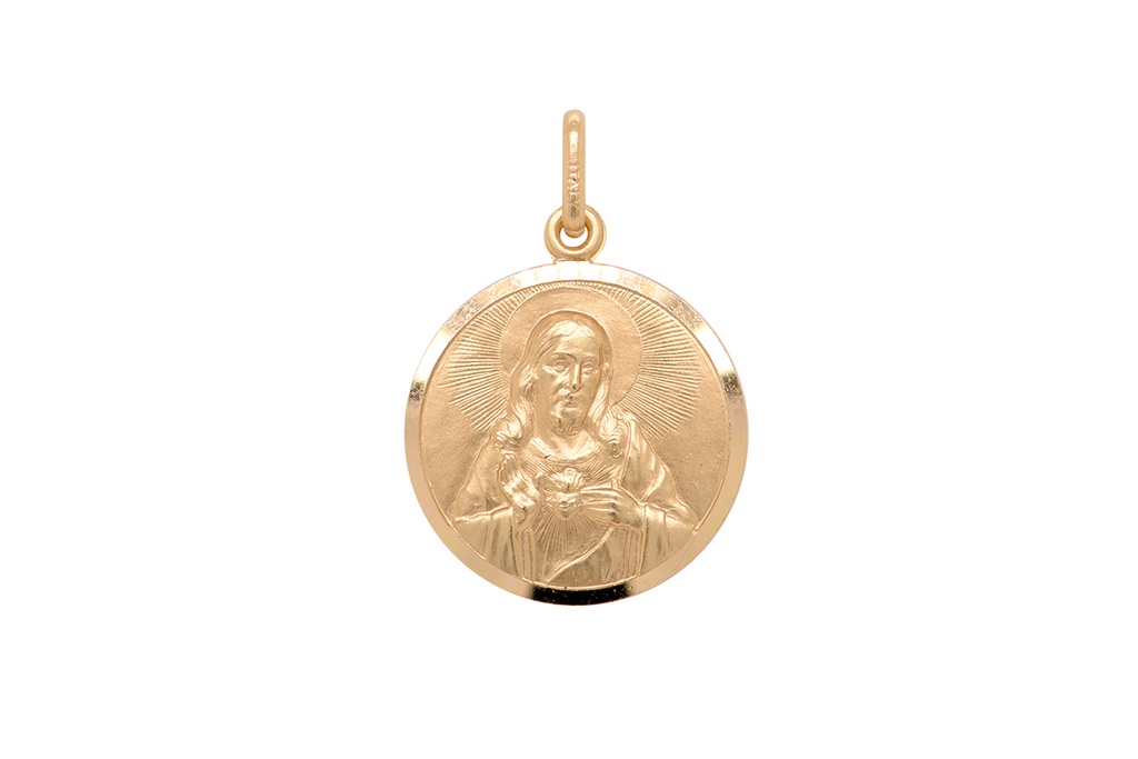 MEDALLA 19MM SAGRADO CORAZON 4.73 18KY