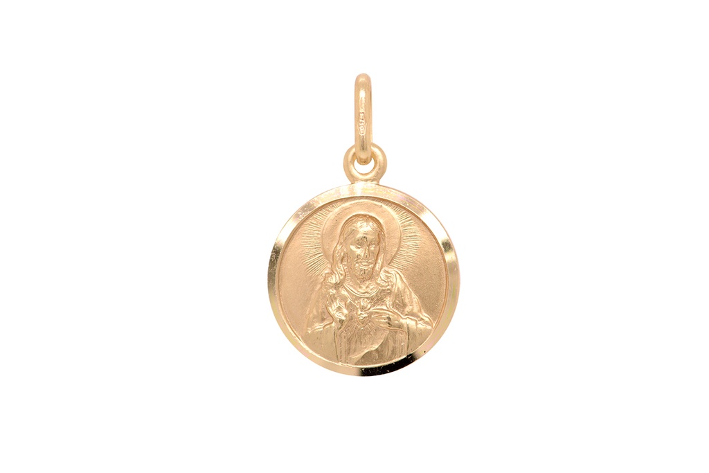 MEDALLA 15MM SAGRADO CORAZON 2.43 18KY