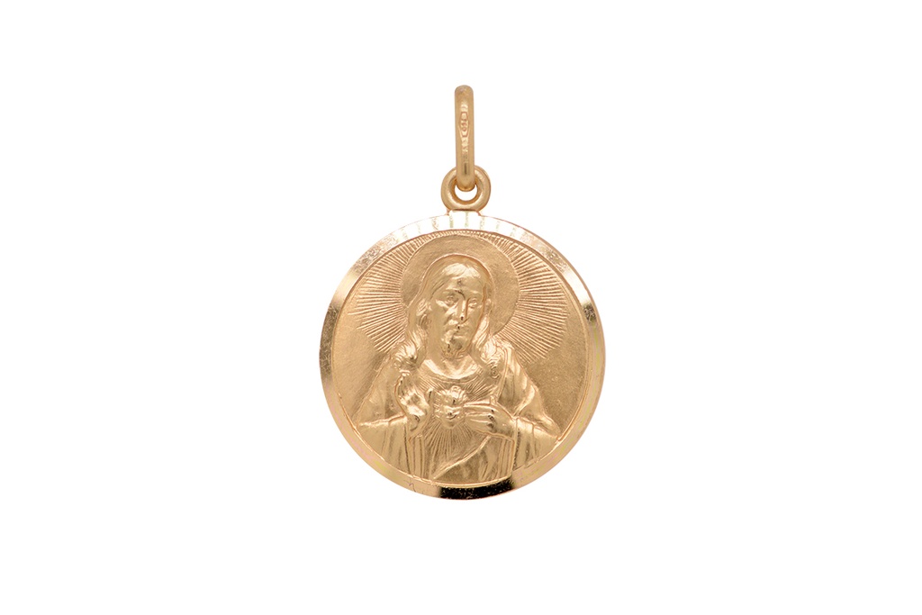 MEDALLA 19MM V.CARMEN/SGDO.CORAZN 5.97 18KY