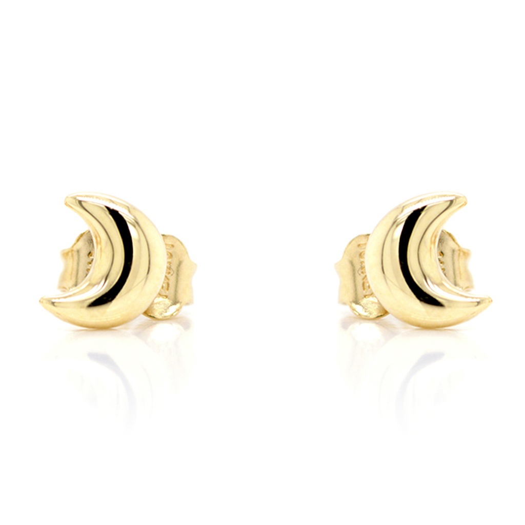 ARETES MEDIA LUNA 6MM 1.10 14KY