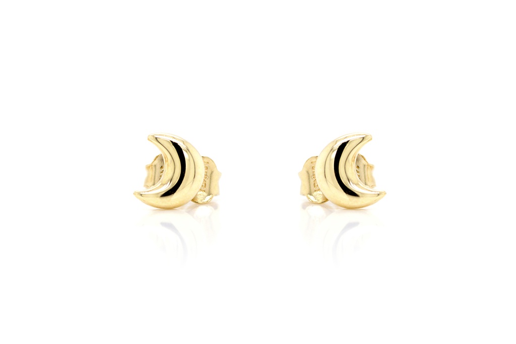 ARETES MEDIA LUNA 6MM 1.10 14KY