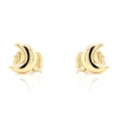 ARETES MEDIA LUNA 6MM 1.10 14KY