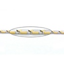 CADENA ROCKET OB/OA 50CM 3.3MM 18KC 31.8
