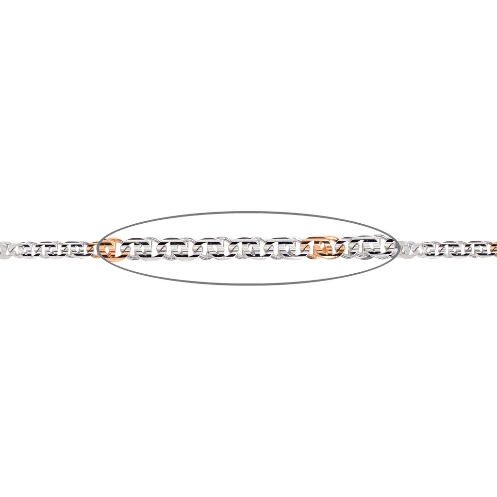 CADENA PELICAN OB/OR 50CM 17.00 18KC