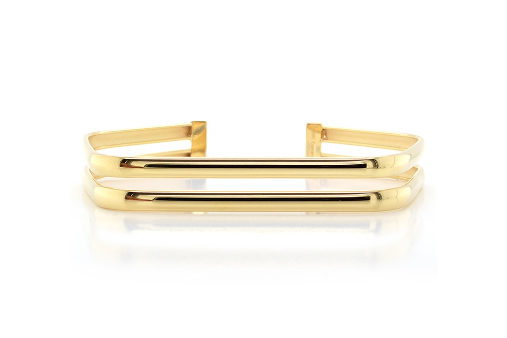 BRAZALETE RIVER SQUARE/2-FLOWS 14.05 18KY