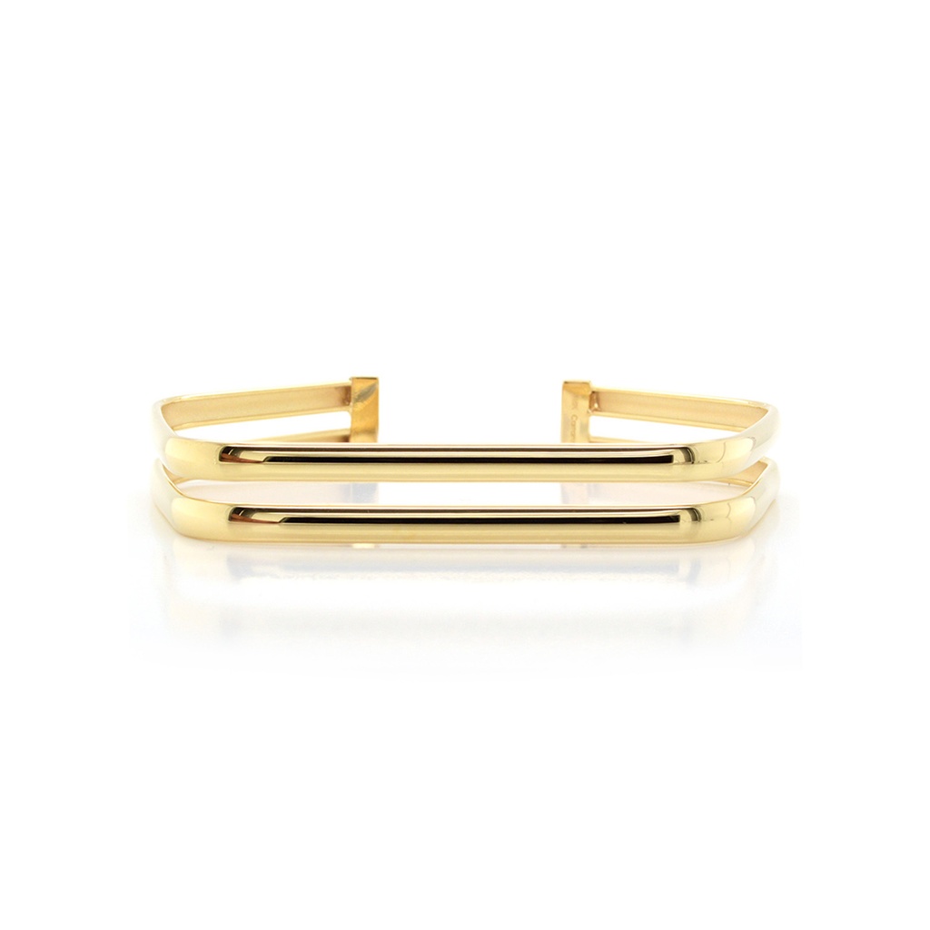 BRAZALETE RIVER SQUARE/2-FLOWS 14.05 18KY