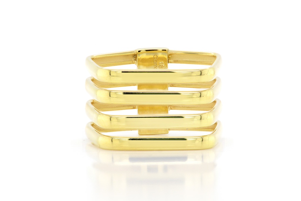 ANILLO RIVER SQUARE/4-FLOWS 7.70 18KY