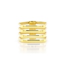 ANILLO RIVER SQUARE/4-FLOWS 7.70 18KY