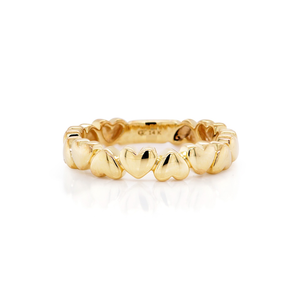 ANILLO “HEART POWER“ 4.2gr. ORO AMARILLO 14K