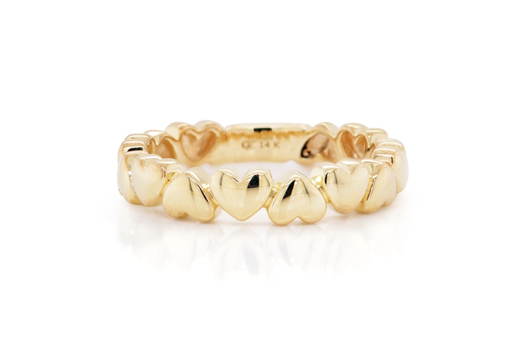 ANILLO “HEART POWER“ 4.2gr. ORO AMARILLO 14K
