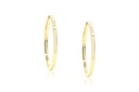 ARRACADAS BASIC HOOP 35X2.5MM 12.4gr ORO AMARILLO 18K