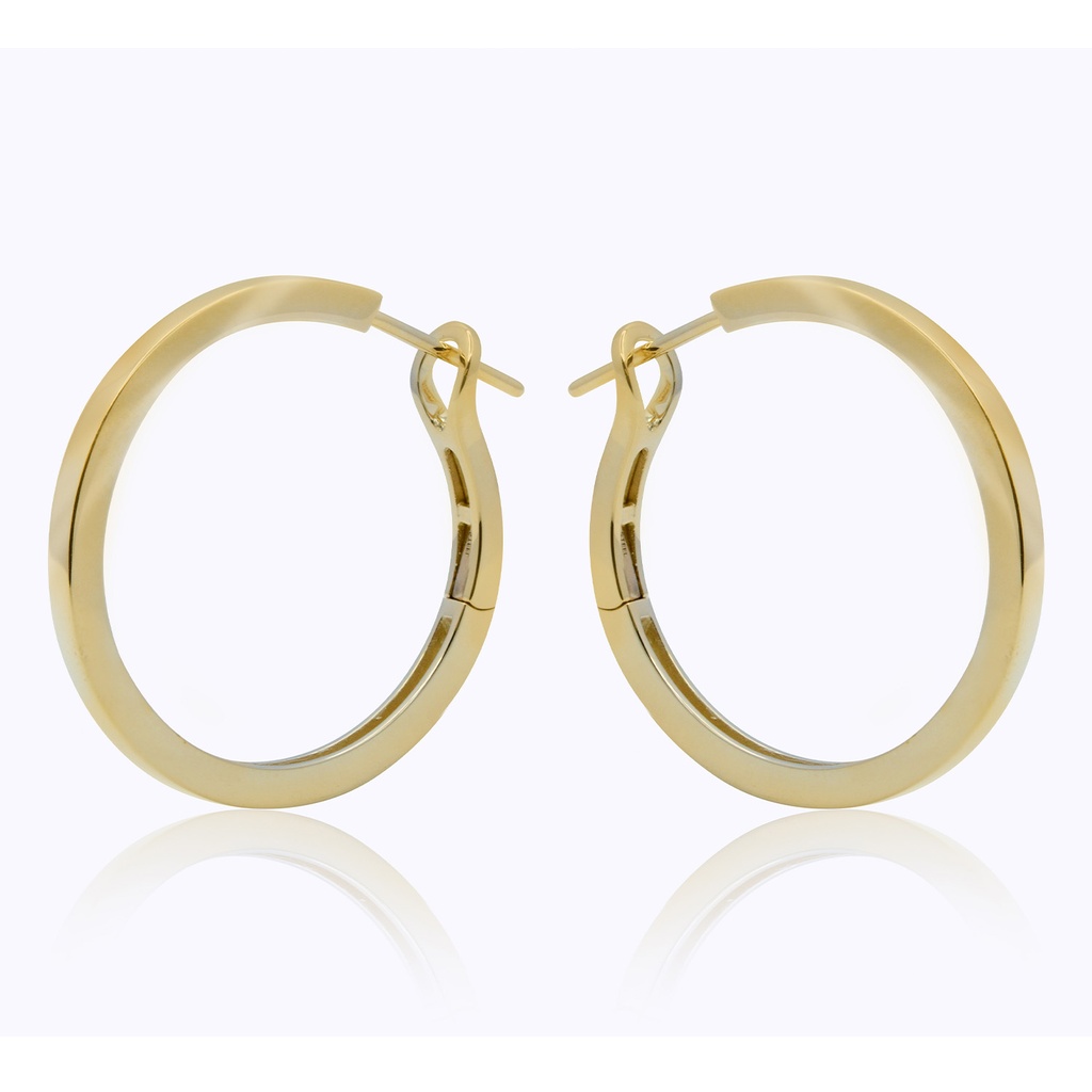 ARRACADAS BASIC HOOP 30X2.5MM 11.36 18KY
