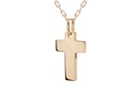 CRUZ Creu Fedele 26x17mm FLAT 5.2gr Oro Amarillo 18K
