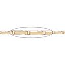 Cadena "STREET CLASSIC" - Oro 18k combinado - 55cm