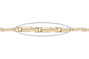 Cadena "STREET CLASSIC" - Oro 18k combinado - 55cm