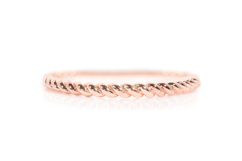 ANILLO M&M  BRAIDED OR  1.10 18KR