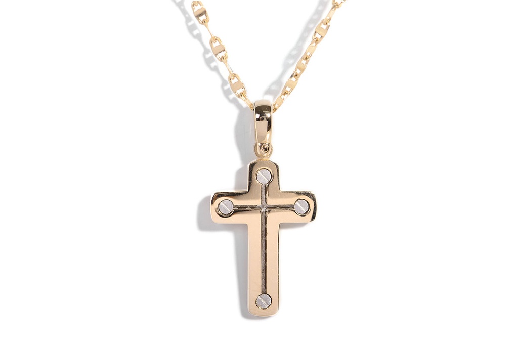 CRUZ UOMO OA/OB 27X17MM 5.64 18YW