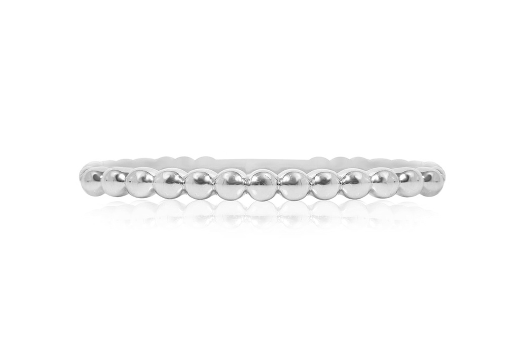 ANILLO M&M  BEADS  1.0gr 18KW