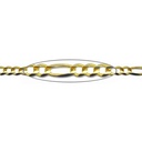 CADENA FIGARO-3X1/5.8MM 60CM 25.30 14KY