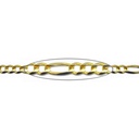 CADENA FIGARO-3X1/5.8MM 60CM 25.30 14KY