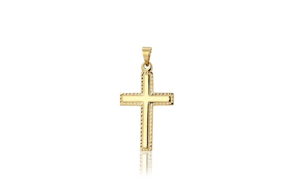 CRUZ 24X14MM BORDE/LABRADO 1.00 14KY